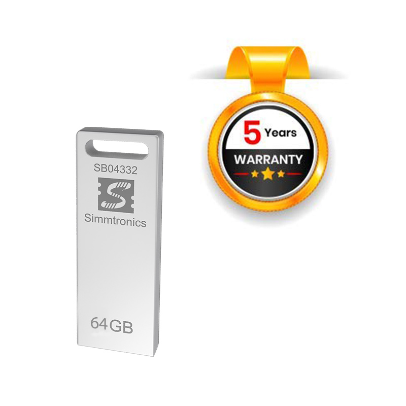 Kootion 64GB Mini USB 2.0 Flash Drive – Super Tiny Pendrive – Black U202