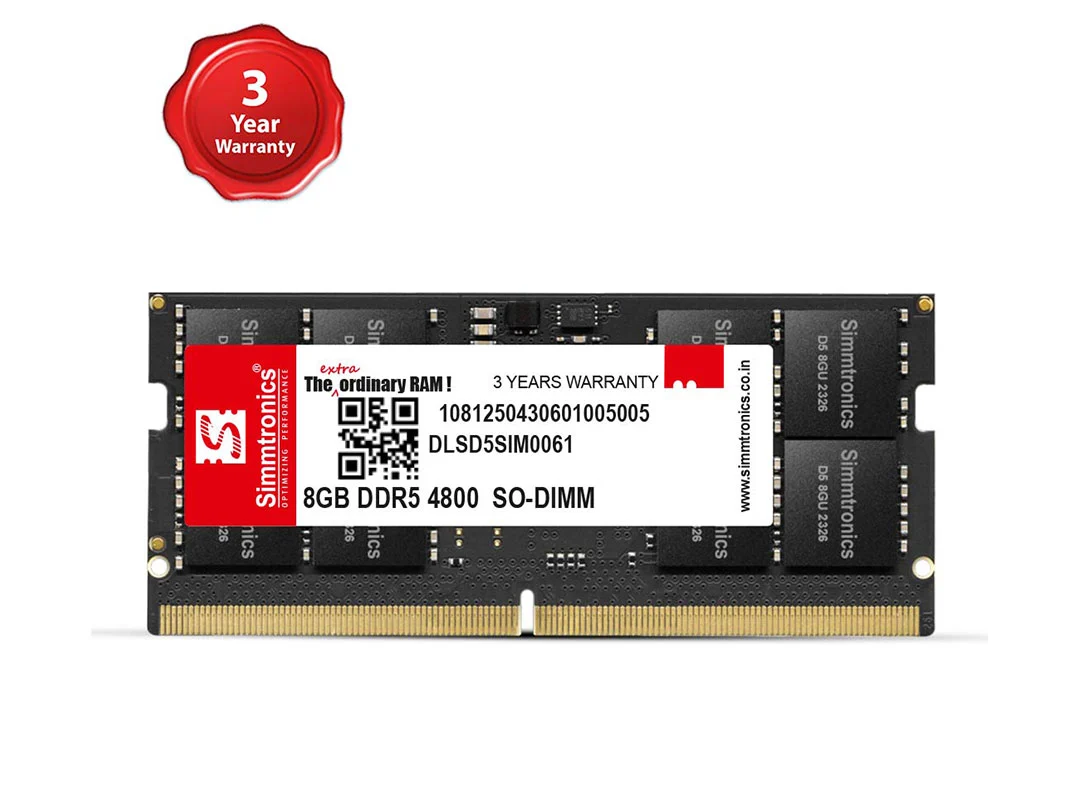 8GB DDR4 DESKTOP RAM 3200MHz - Simmtronics
